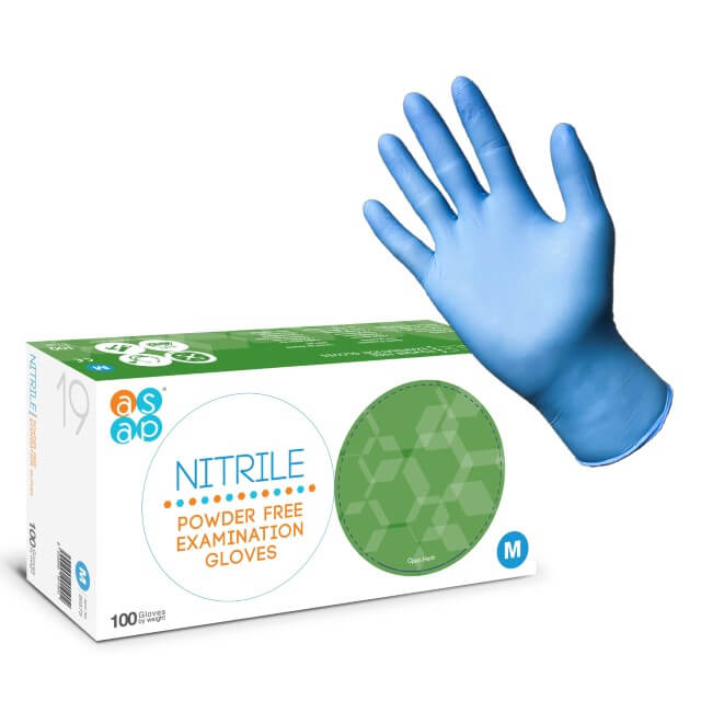 ASAP X-TRA THICK LONG CUFF Black Nitrile Gloves (Powder Free - Foto 11