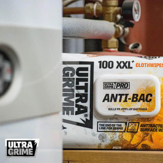 5930 UltraGrime PRO 100 XXL Anti-Bac Cleaning Cloth Wipes