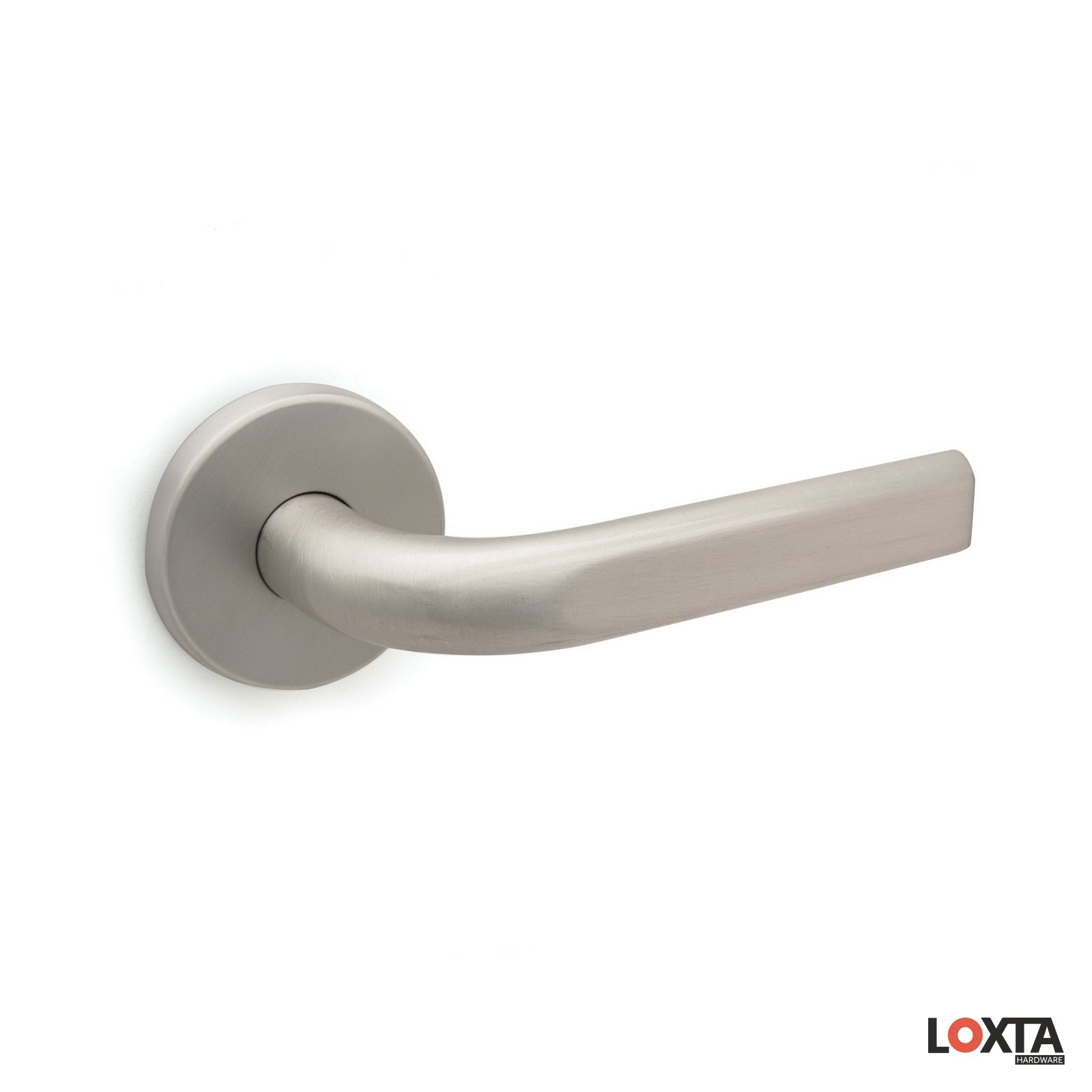 brushed silver door handles
