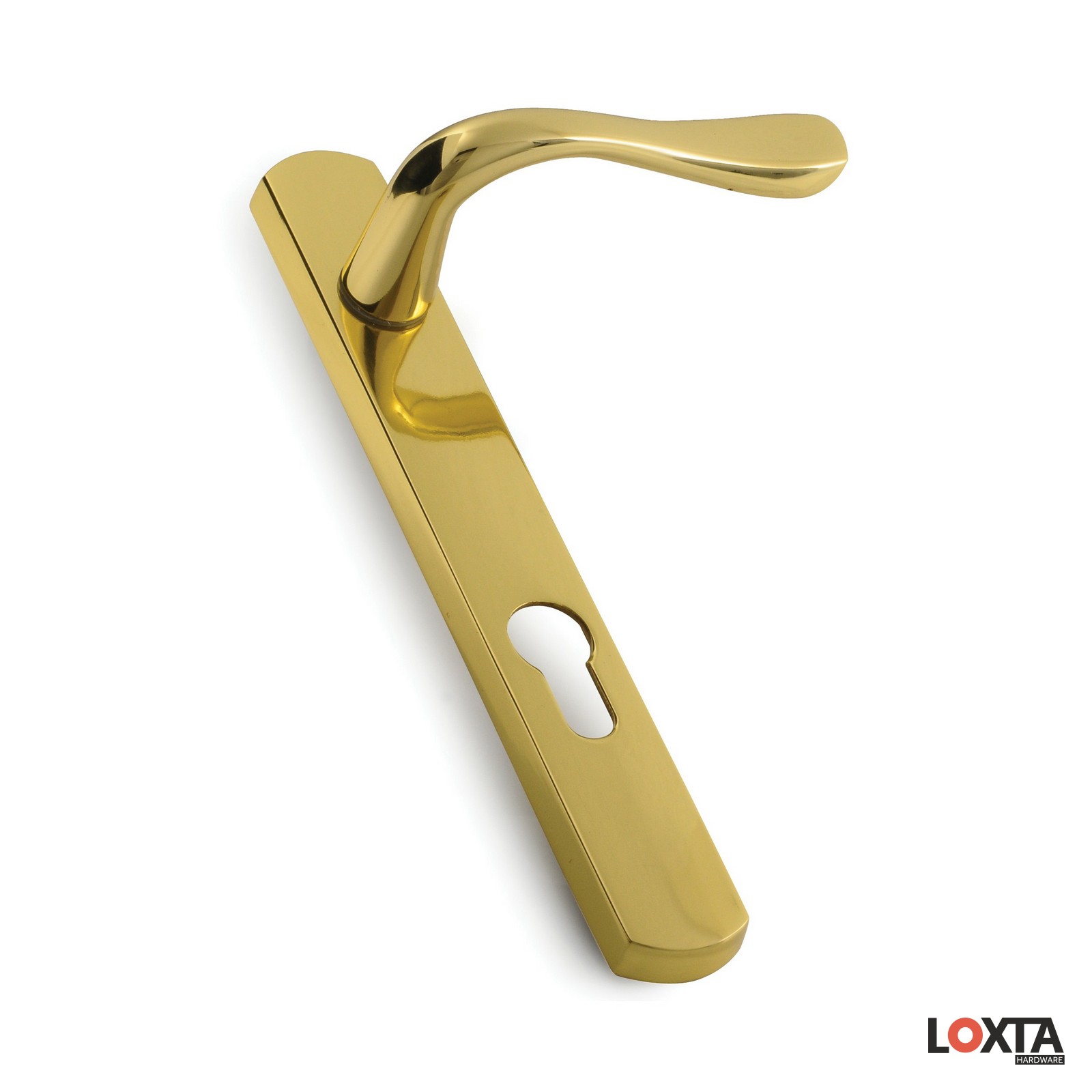 MY30011 Reeves Brass Premium Slimline Multipoint Door Handle EU