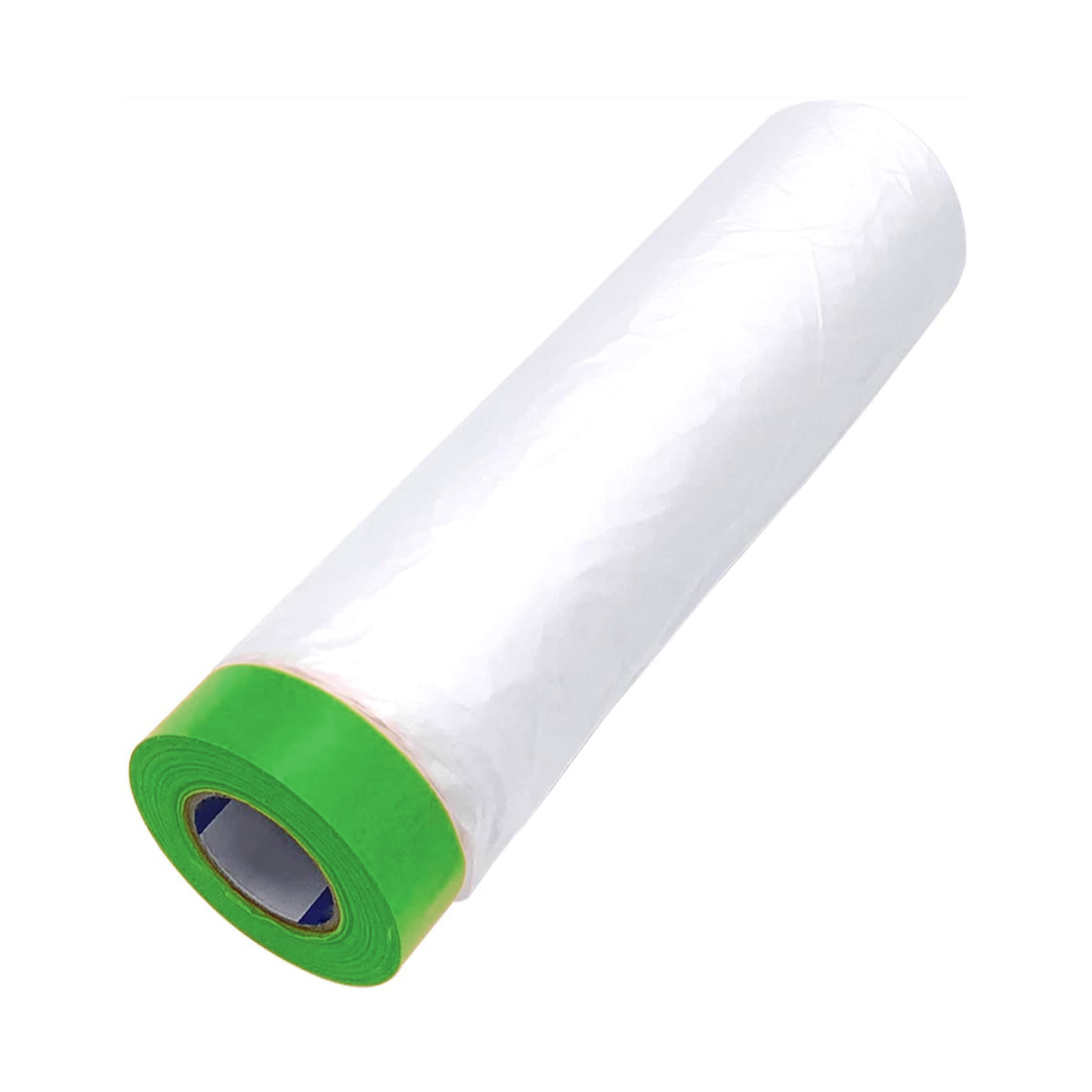 Pre-Taped Drop Film Masking Tape, Adhesive Plastic Sheet 1100mm x 20m