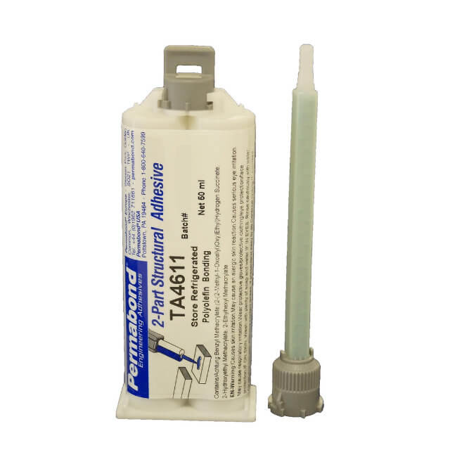 Permabond TA4611 Toughened Acrylic Adhesive Syringe 25ml + Nozzle